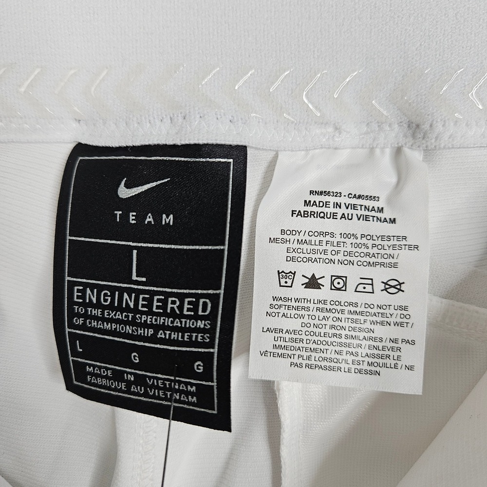 Nike Vapor Select High Baseball Pants White Blue Stripe Mens‎ Size L BQ9021-108 - Picture 6 of 7